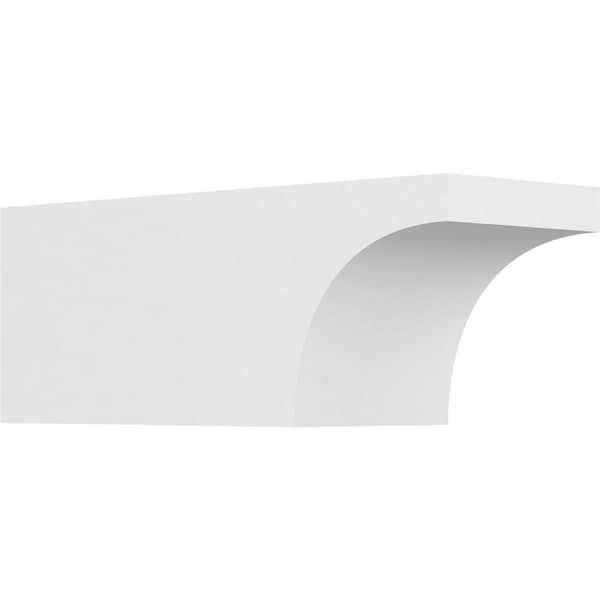 Ekena Millwork Standard Huntington Architectural Grade PVC Rafter Tail, 6"W X 6"H X 16"L RFTP06X06X16HUN - main